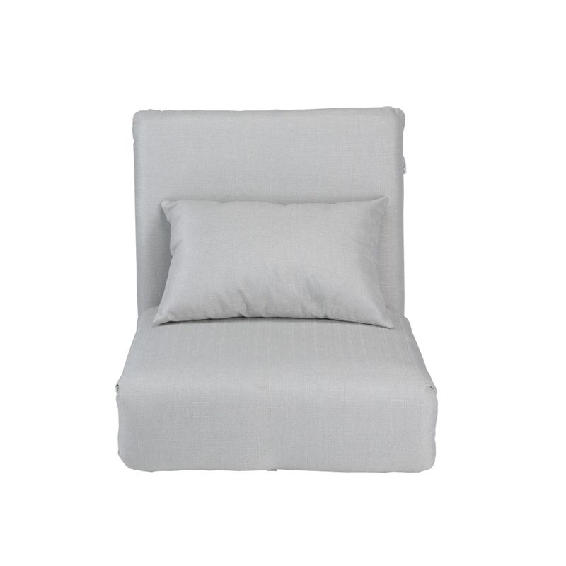 Loungie Relaxie Linen 5-position Adjustable Flip Chair/Sleeper/Dorm - Pink