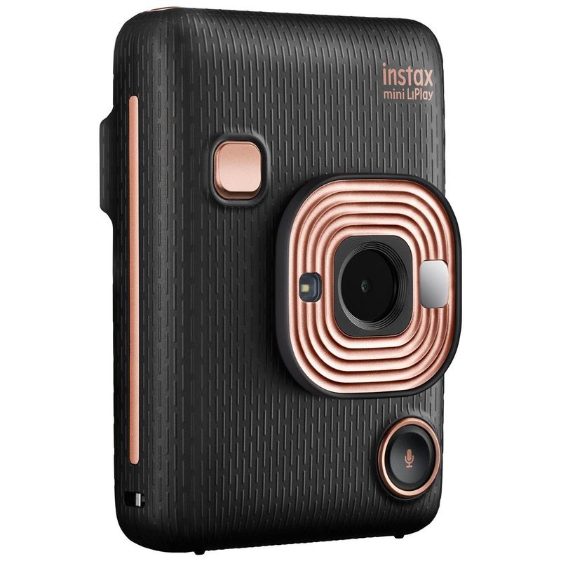 Fujifilm - instax mini LiPlay Instant Film Camera - Elegant Black