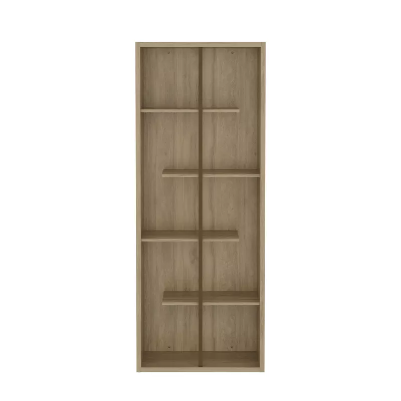 Standard 5-Tier Wooden Bookcase, Pine
