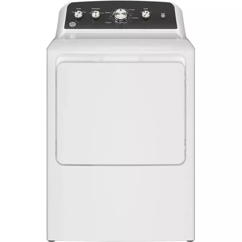 GE 7.2 Cu. Ft. White Front Load Electric Dryer