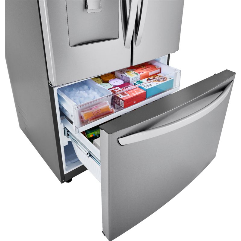 Alt View Zoom 25. LG - 29 Cu. Ft. French Door Smart Refrigerator with Ice Maker and External Water Dispenser - Stainless steel