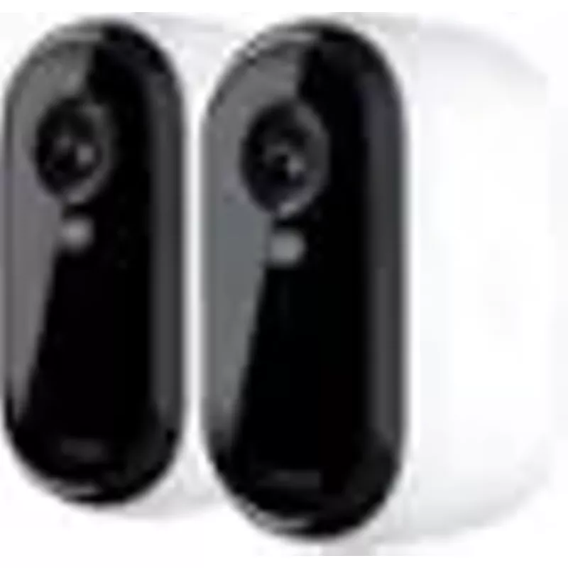 Arlo - Essential 2-Camera Outdoor Wireless 2K Security Camera (2nd Generation) with Color Night Vision - White