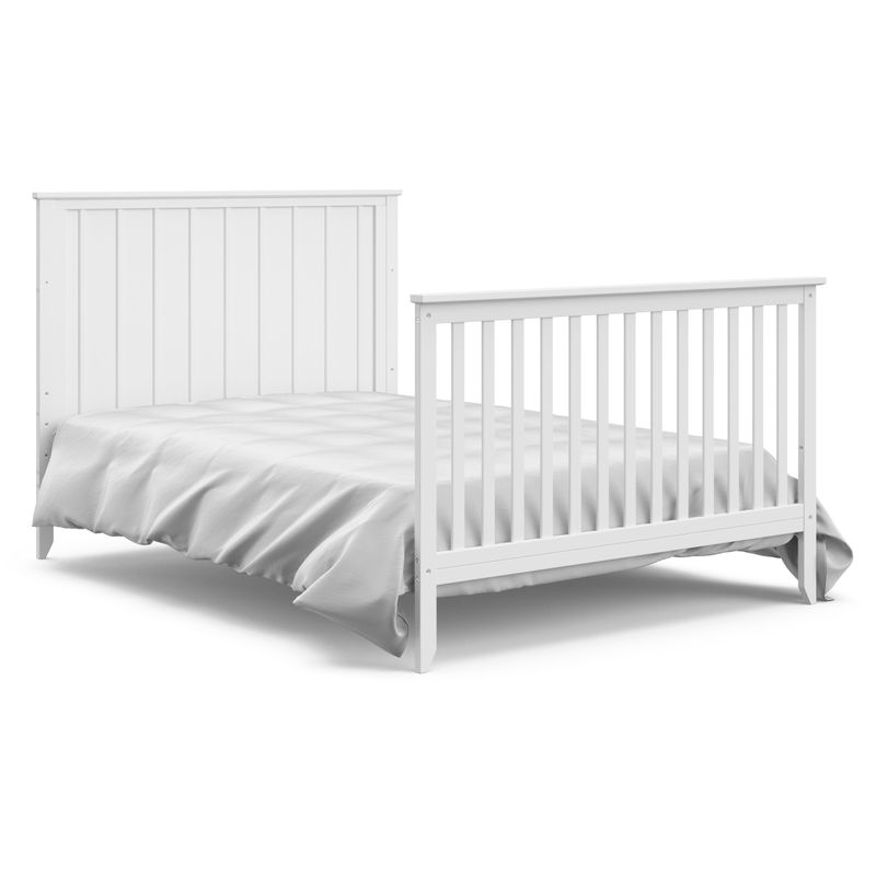 Storkcraft Forrest 4-in-1 Convertible Crib with Drawer - White