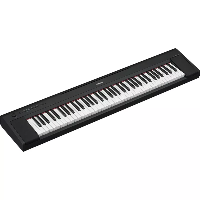 Yamaha NP-35 Piaggero Portable 76-Key Piano-Style Keyboard with AC Adapter - White