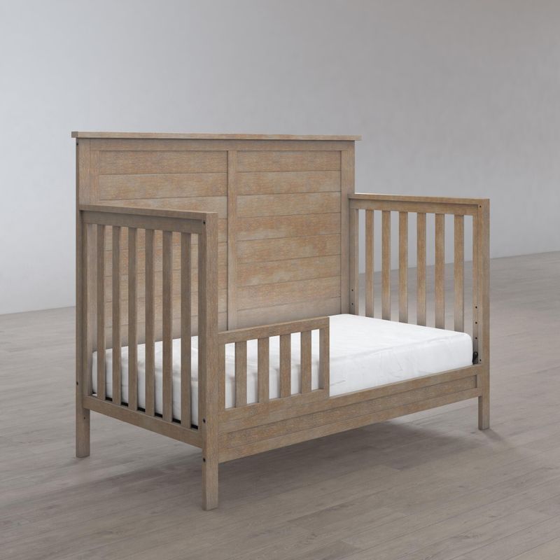 Little Seeds Finch 5-in-1 Convertible Crib - Rustic Coffee