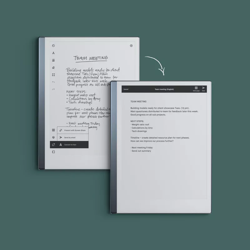 reMarkable 2 - 10.3” Paper Tablet with Marker Plus - Black