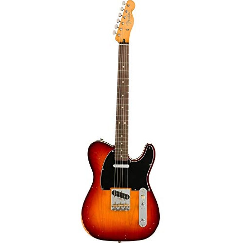 Fender Jason Isbell Custom Telecaster Bass Guitar, Rosewood Fingerboard, 3-Color Chocolate Burst