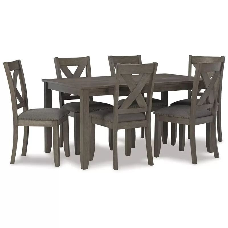 Caitbrook Rectangular Dining Room Table Set (7/CN)