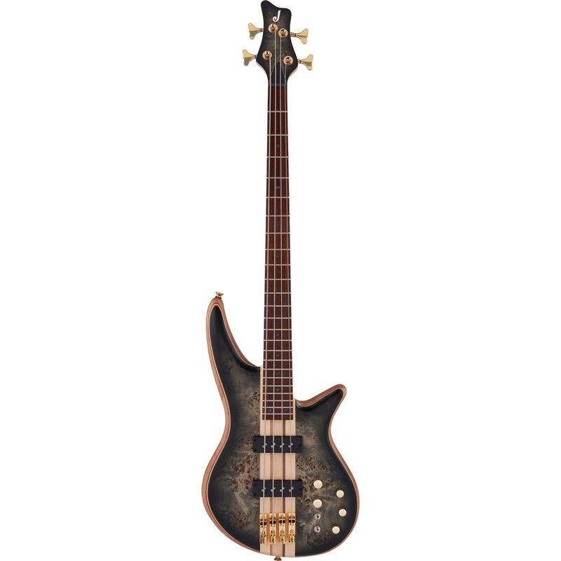 Jackson Pro Series Spectra Bass SBP IV Electric Guitar, Caramelized Jatoba Fingerboard, Transparent Black Burst