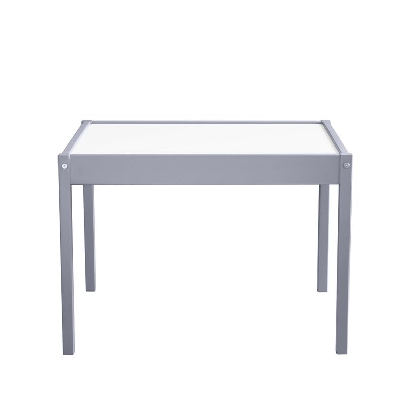 Avenue Greene Dreama 3-PC Kiddy Table & Chair Set - N/A - Kids table wet, grey and white