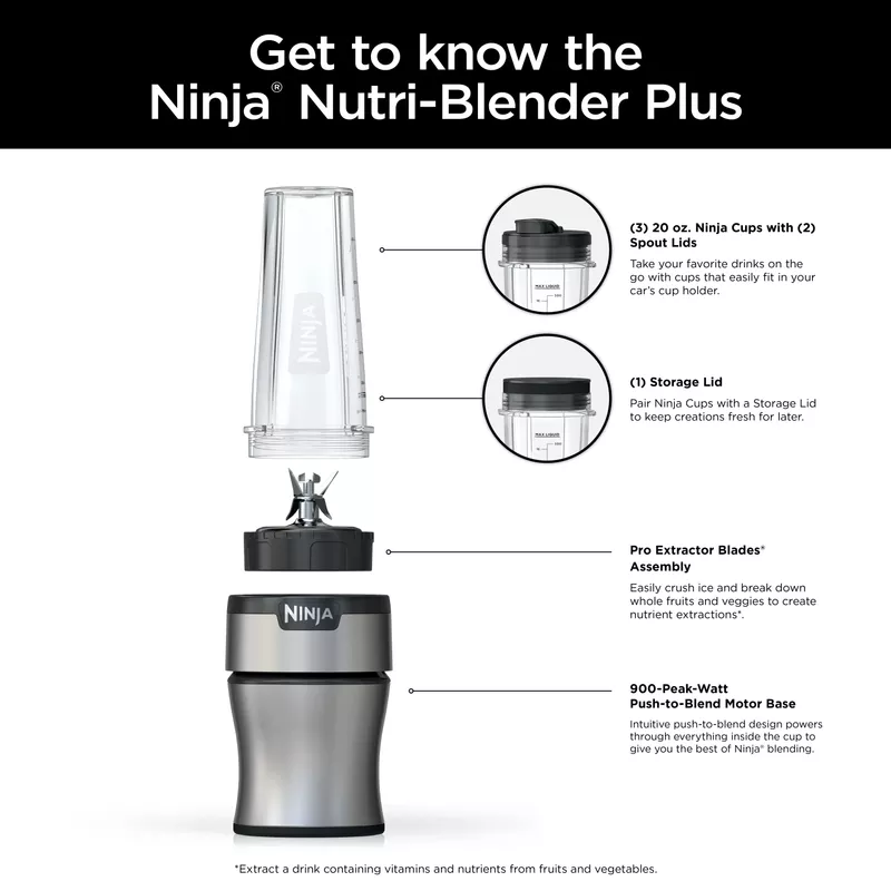 Ninja - Nutri-Blender Plus Personal Blender