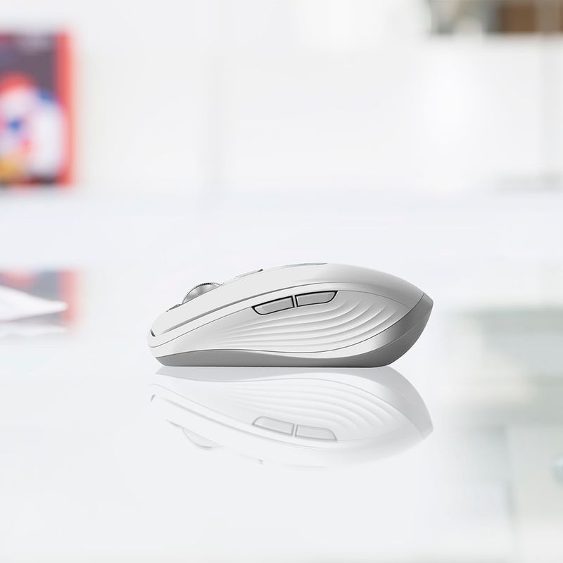 Alt View Zoom 13. Logitech - MX Anywhere 3 Wireless Bluetooth Fast Scrolling Mouse with Customizable Buttons - Pale Gray