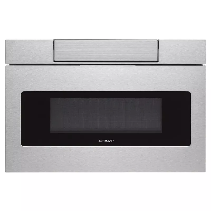 Sharp - 1.2 Cu. Ft. Built-In Microwave Drawer - Stainless Steel