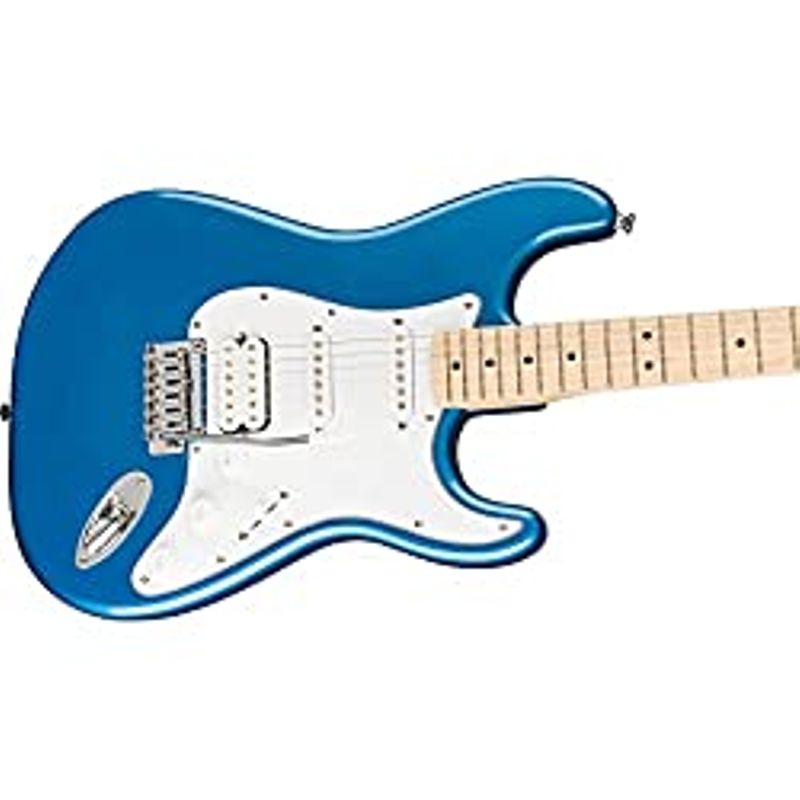 Squier by Fender Affinity Series Stratocaster Pack, HSS, Maple Fingerboard, Lake Placid Blue