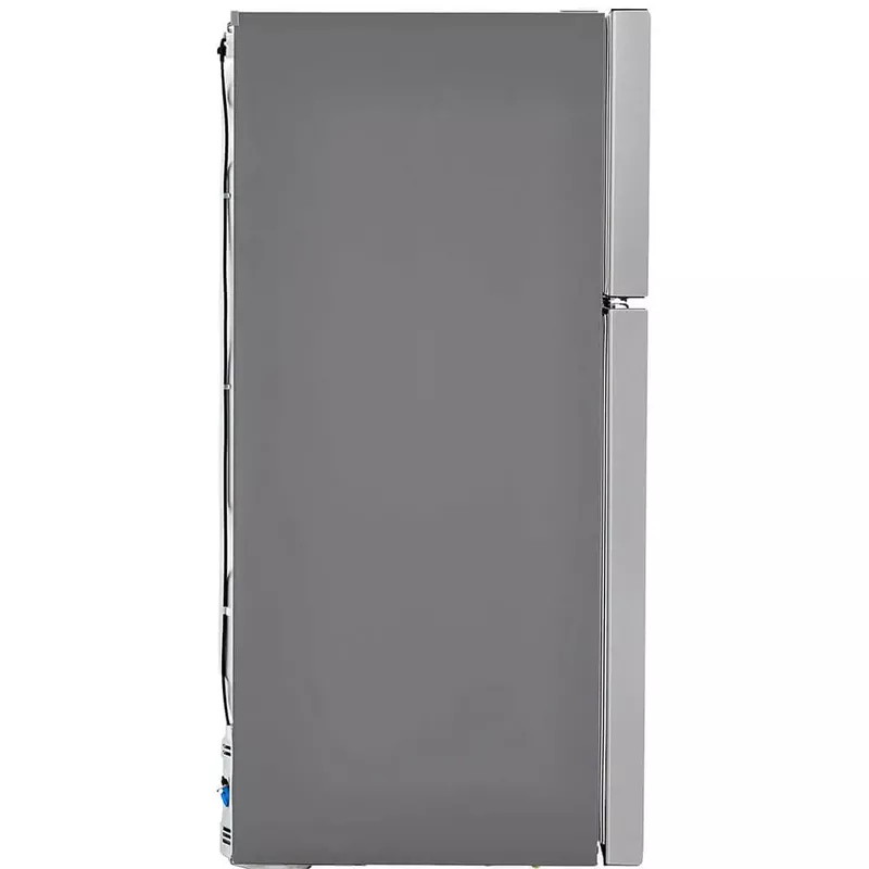 LG - 23.8 Cu. Ft. Top Freezer Refrigerator with Internal Water Dispenser - Stainless Steel