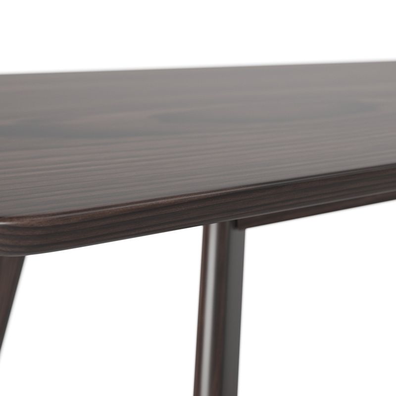 Wesley Mid-Century Modern Rectangular Dining Table 60" - Oak