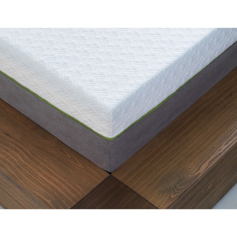 Blissful Nights 12" Copper Infused Cal King Split Memory Foam Mattress and Adjustable Base
