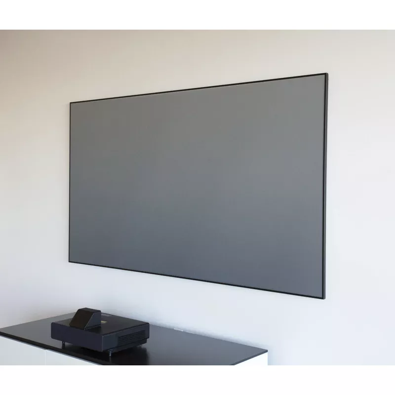 Epson - SilverFlex Ultra Ambient Light Rejecting Screen, 100-inch Ultra High-Definition for Ultra-Short Throw Projectors - Black