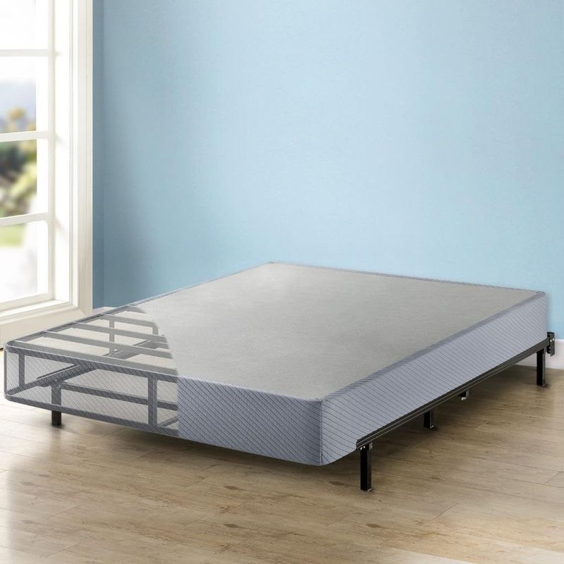 Rent to own King Size 9" Heavy Duty Steel Box Spring, Gray Crown