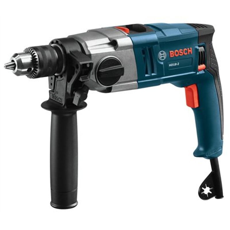 Bosch HD18-2 Hammer Drill,1/2",8.5A,0 to 51,000bpm