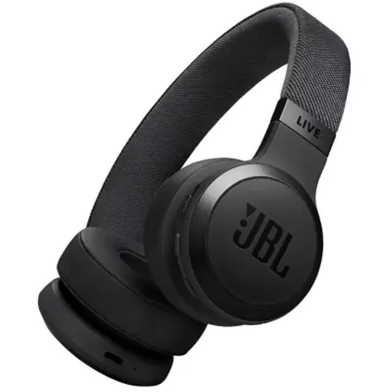 Jbl On-ear Headphones Live 670nc Noise Cancelling Wireless In Black