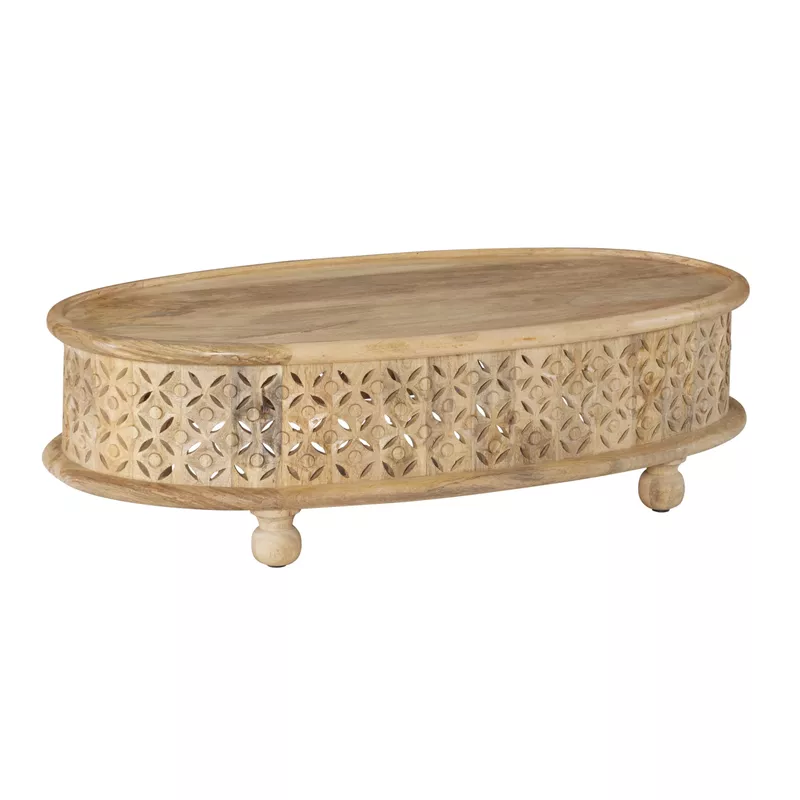 Tristan Oval Coffee Table Natural