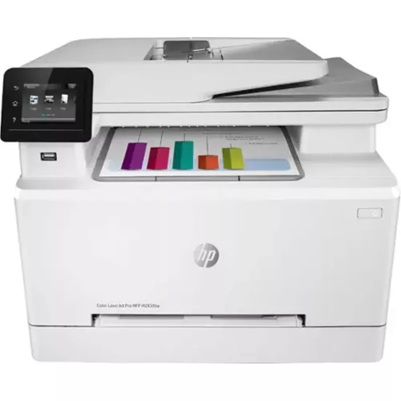 HP - LaserJet Pro M283fdw Wireless Color All-In-One Laser Printer - White