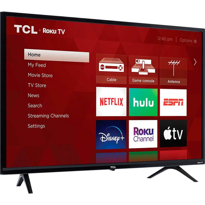 TCL - 32 Class 3-Series 720P HD LED Roku Smart TV  32S335