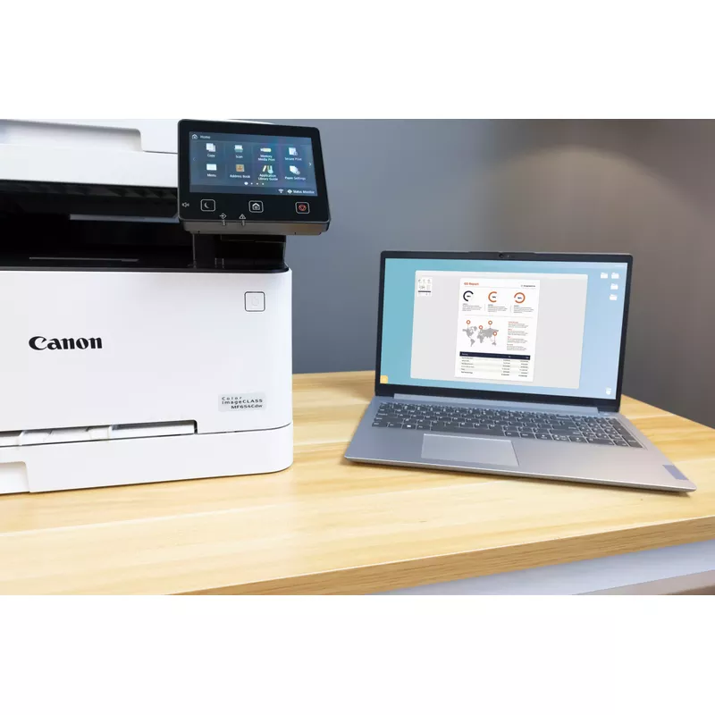 Canon - imageCLASS MF654Cdw Wireless Color All-In-One Laser Printer - White