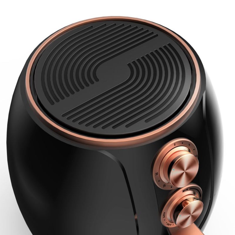 Brentwood 3.2 Quart Electric Air Fryer in Black and Bronze - Bronze