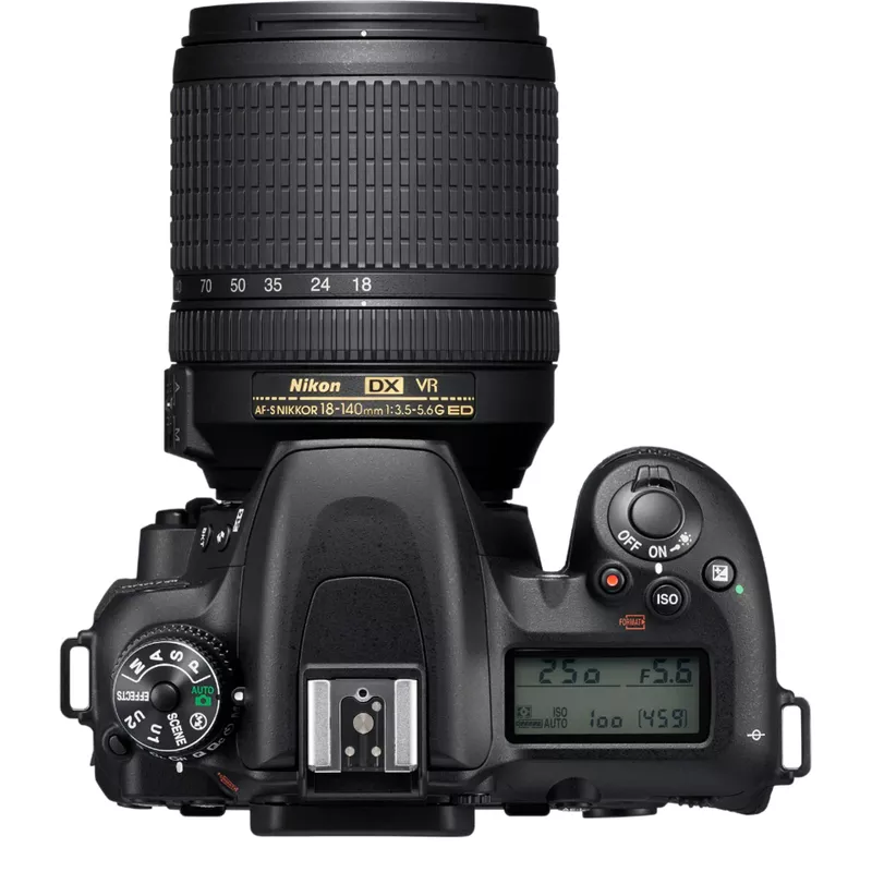 Nikon D7500 Black Digital Slr Camera 18-140mm Vr Lens Kit