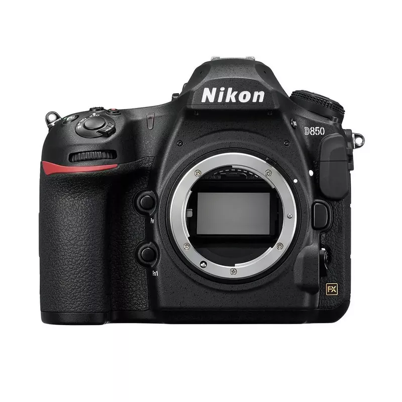 Nikon D850 DSLR Camera - Bundle With 64GB SDXC U3 Card, Camera Case, Spare Battery, Cleaning Kit, Memory Wallet, Card Reader, Glass Screen Protector, PC Software Package