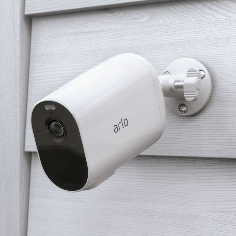 Alt View Zoom 11. Arlo - Essential XL Spotlight Camera – Indoor/Outdoor Wire-Free 1080p Security Camera - White