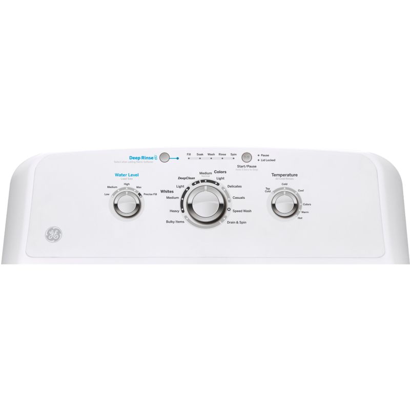 Alt View Zoom 1. GE - 4.2 Cu. Ft. Top Load Washer with Precise Fill & Deep Rinse - White on White