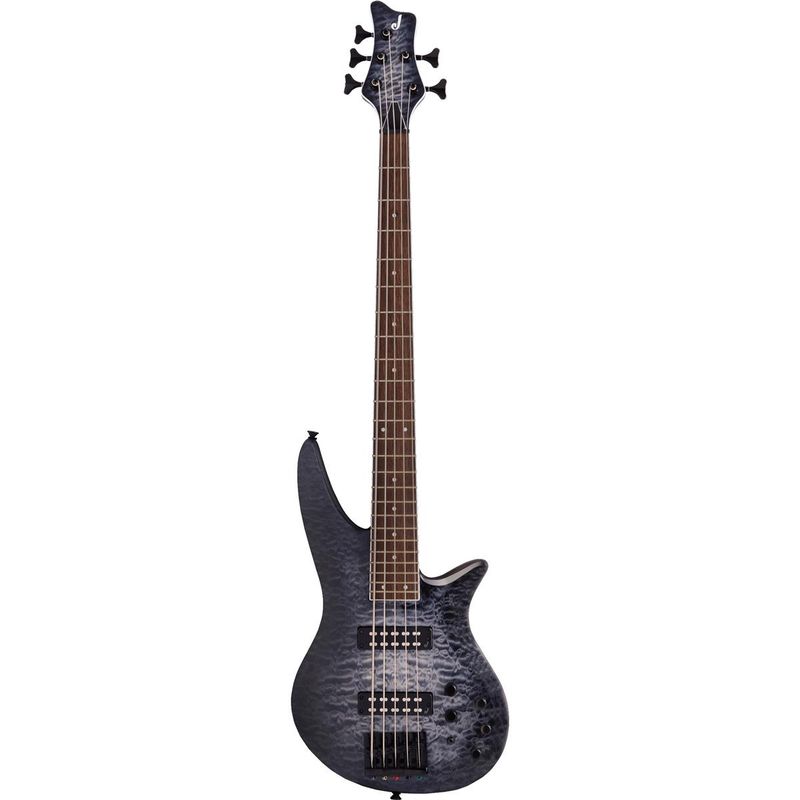 Jackson X Series Spectra Bass SBXQ V 5-String Electric Guitar, Laurel Fingerboard, Transparent Black Burst