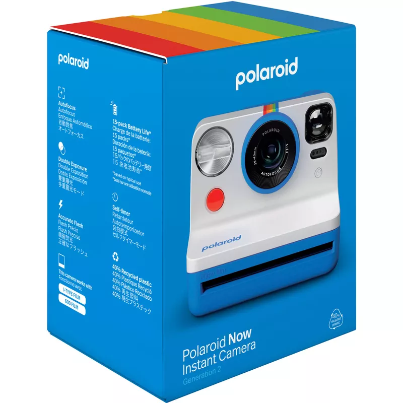 Polaroid - Now Instant Film Camera Generation 2 - Blue