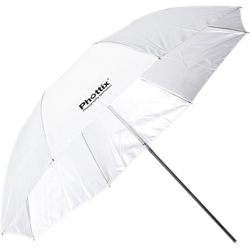 Phottix 36" Double-Small Folding Shoot-Through Umbrella, White