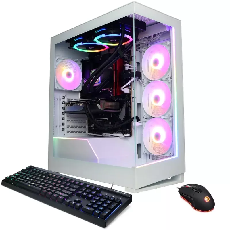 CyberPowerPC Gamer Supreme Liquid Cooled Gaming Desktop Computer, AMD Ryzen 9 7900X 4.7GHz, 64GB RAM, 2TB SSD, NVIDIA GeForce RTX 4070 SUPER 12GB, Windows 11 Home