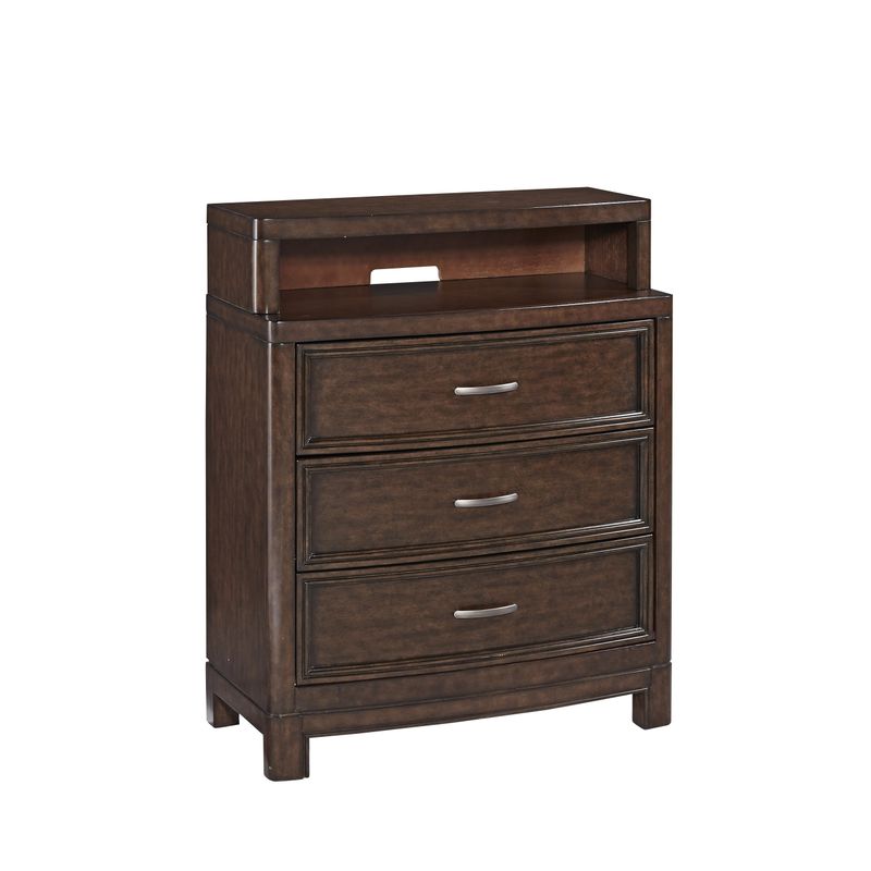 Crescent Hill Media Chest by Home Styles - Tortoise shell
