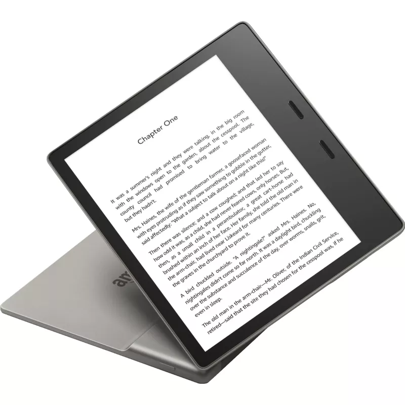 Amazon - Kindle Oasis E-Reader (2019) - 7" - 8GB - now with adjustable warm light - 2019 - Graphite