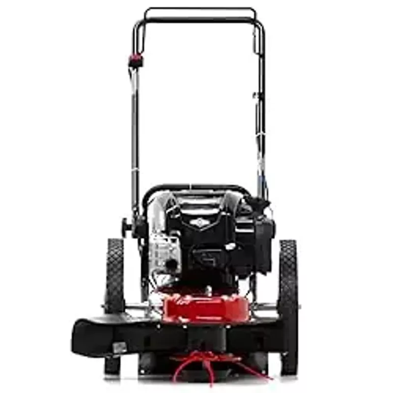 Toro Walk Behind String Mower, 163cc Briggs and Stratton 4-Cycle Engine, 22-Inch Cutting Diameter, Large 14" Wheels, Heavy Duty Replaceable Cutting Lines, 58620