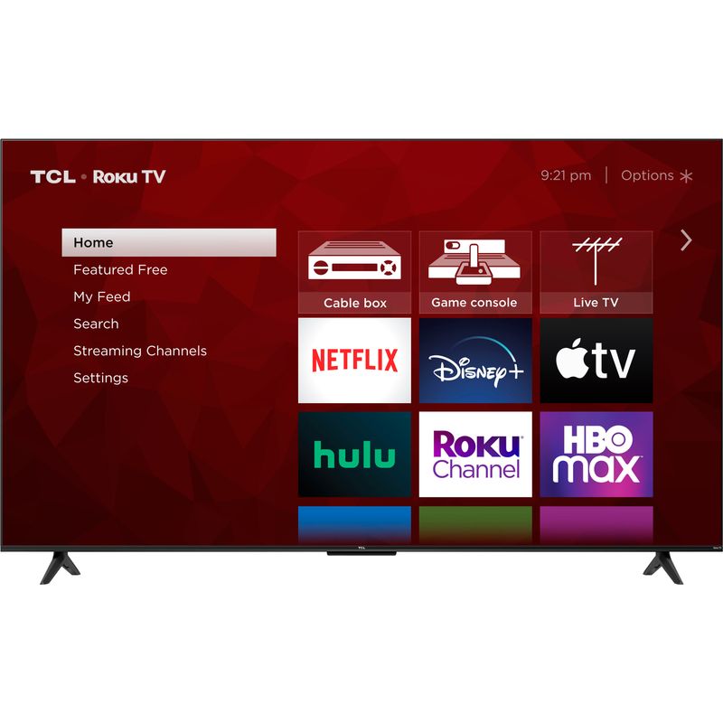 Front Zoom. TCL - 50" Class 4-Series 4K UHD HDR Smart Roku TV