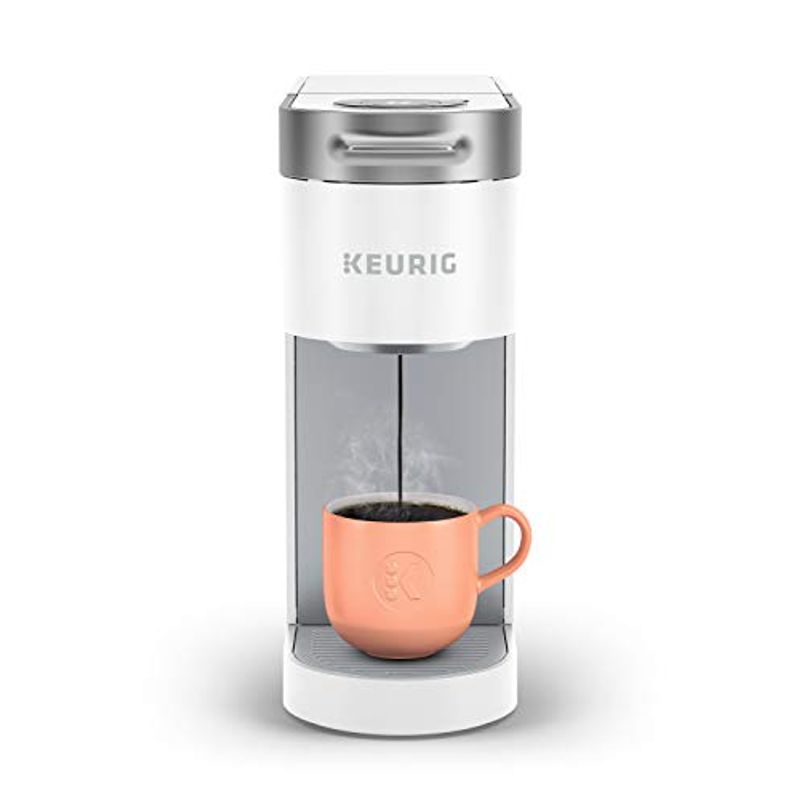 Keurig K-Slim Coffee Maker, Single Serve K-Cup Pod Coffee Brewer, 8 to 12oz. Brew Sizes,White