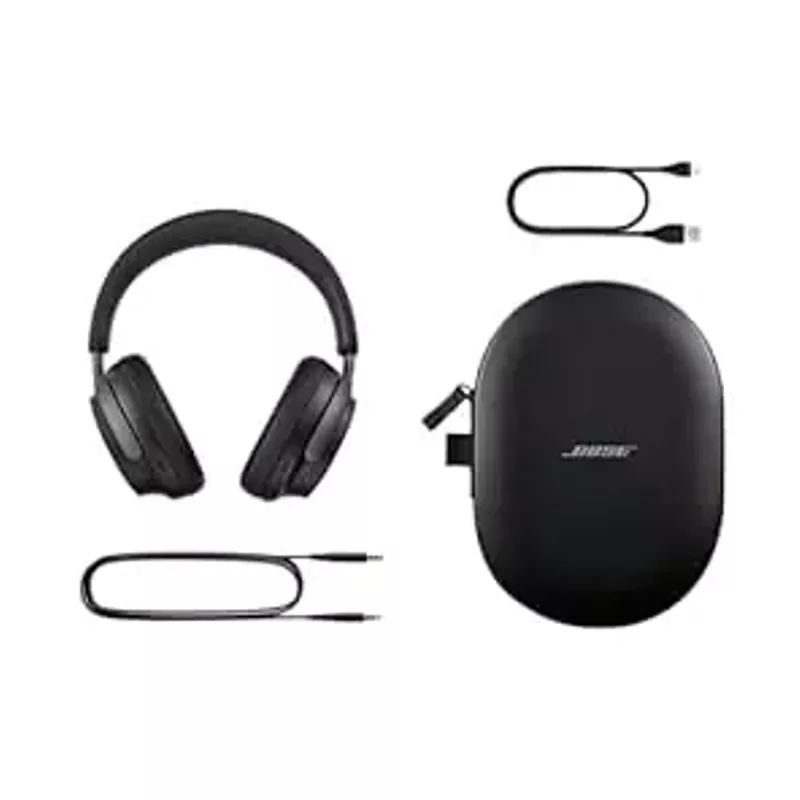 Bose - QuietComfort Ultra Wireless Noise Cancelling Over-the-Ear Headphones - Black