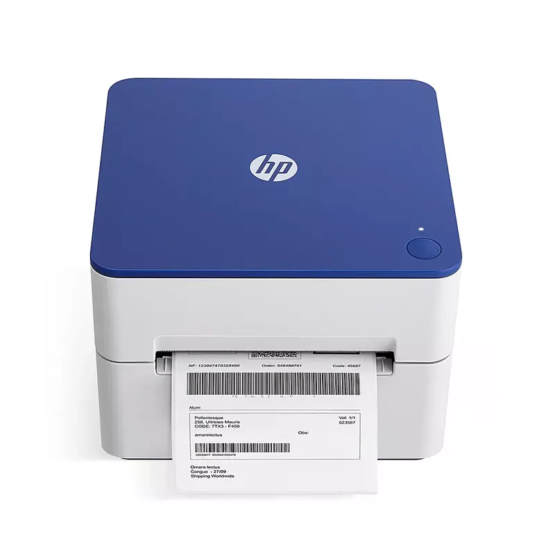 HP - Shipping Label Printer, Internal Tray 4x6 Direct Thermal Printer - 203 DPI