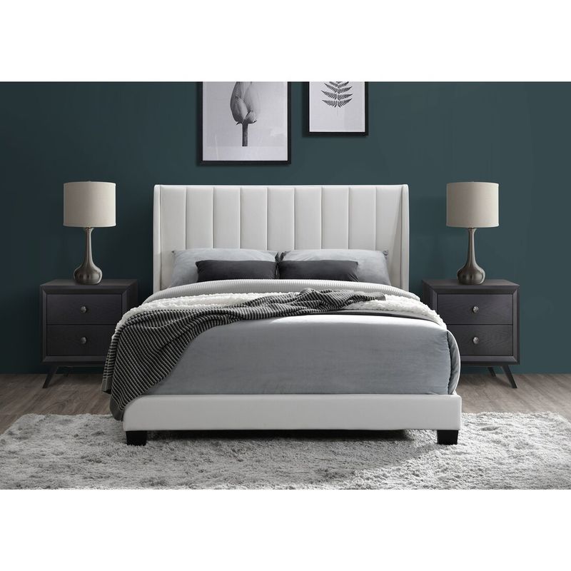 Herman Queen Bed - Grey