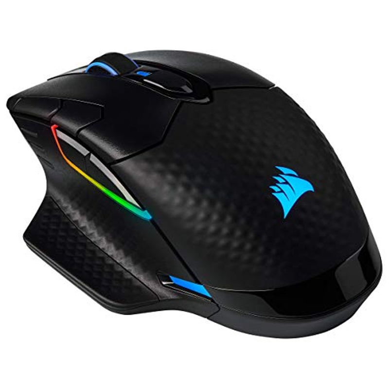 CORSAIR Dark CORE RGB PRO SE, Wireless FPS/MOBA Gaming Mouse with Slipstream Technology, Black, Backlit RGB LED, 18000 DPI, Optical, Qi...