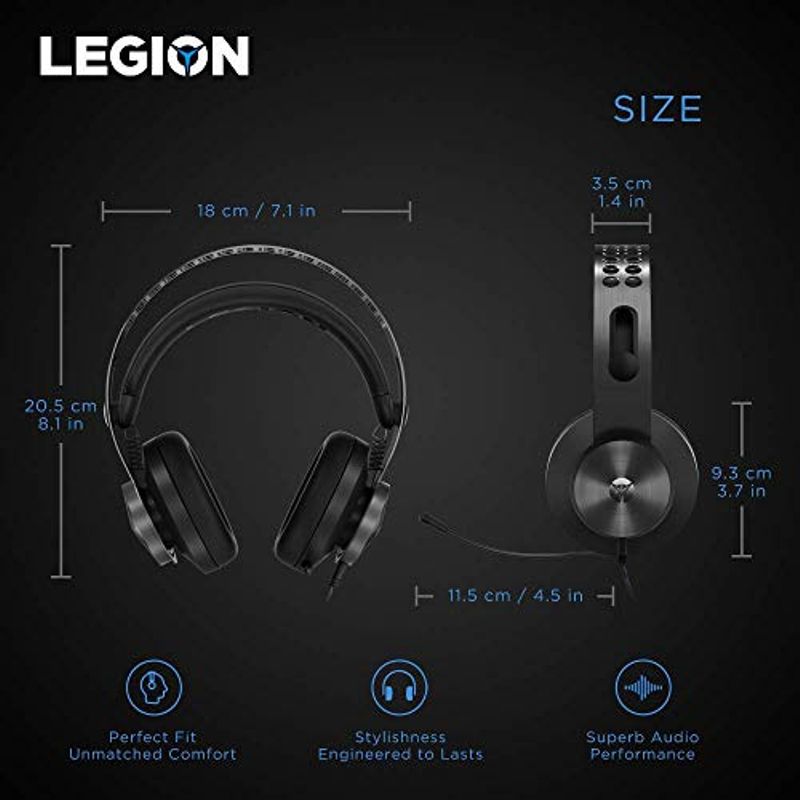 Lenovo Legion H500 Pro 7.1 Surround Sound Gaming Headset