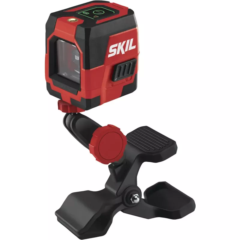 SKIL Self-Leveling Green Cross Line Laser with Projected Measuring Marks - Black/Red