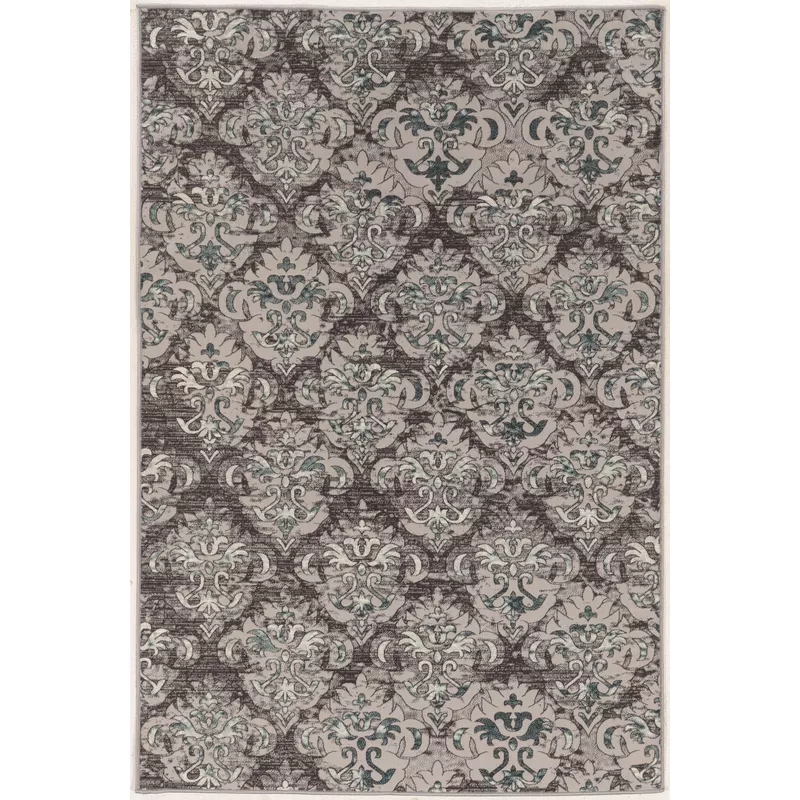 Vallen Gray And Blue 9X12 Area Rug